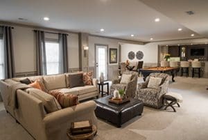 Finished Basement by Liston Design Build