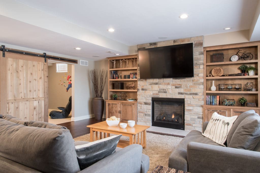 Finished Basement Remodel by Liston Design Build