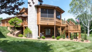 Screened in porch home addition from Liston Design Build