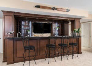 Bar remodel done by Liston Design Build