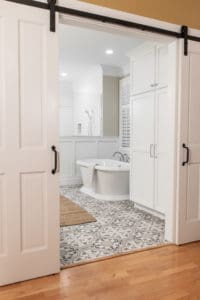 Master bathroom remodel at Hineman Drive in St. Louis done by Liston Design Build