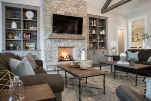 Living room renovation by Liston Design Build