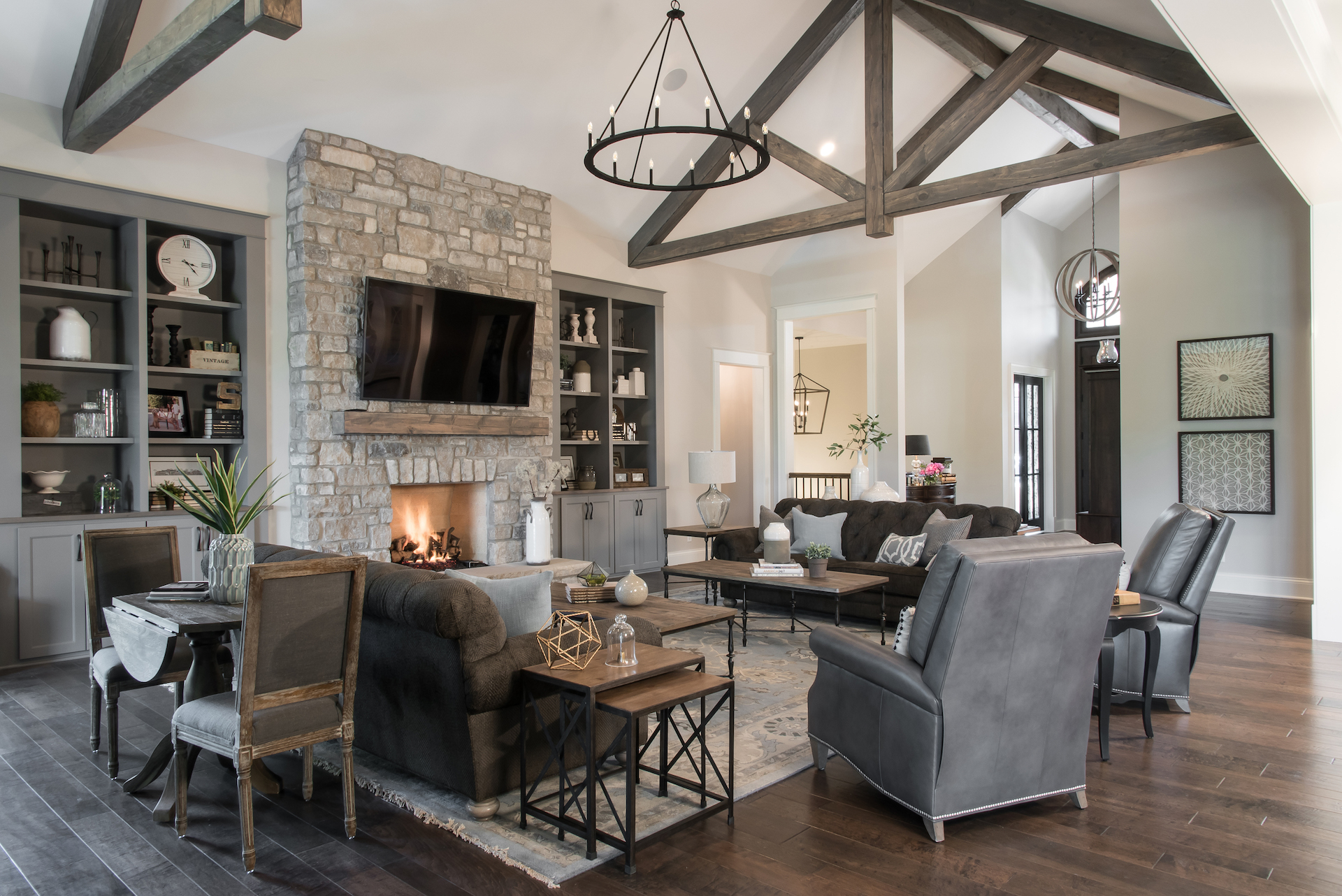 Living room renovation by Liston Design Build