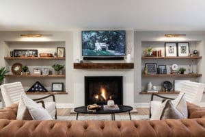 Family room remodel by Liston Design Build