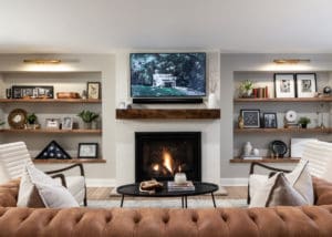 Family room remodel by Liston Design Build