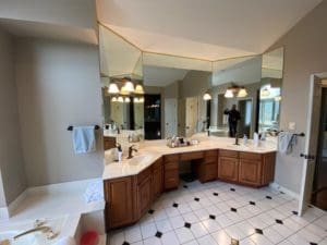 Before bathroom redesign by Liston Design Build