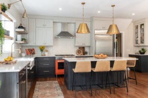 Remodeled kitchen space by Liston Design Build