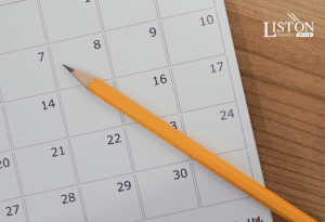 Liston Design Build calendar